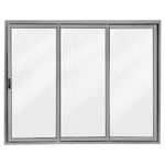 Polar Eco-View Windows 2145 x 2700mm Silver Grey Stacking Aluminium Sliding Door