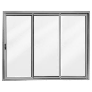 Polar Eco-View Windows 2145 x 2700mm Silver Grey Stacking Aluminium Sliding Door