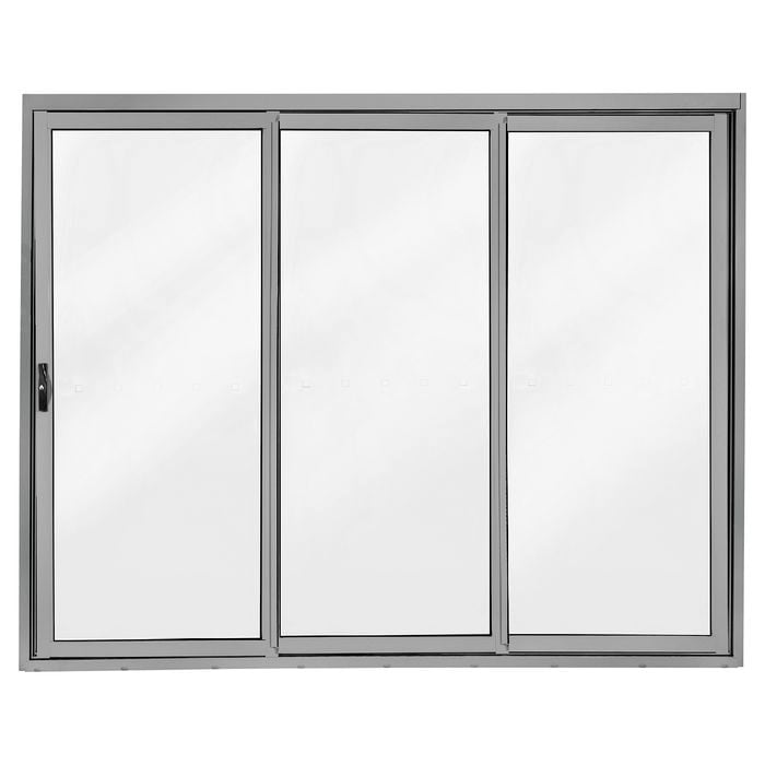 Polar Eco-View Windows 2145 x 2700mm Silver Grey Stacking Aluminium Sliding Door