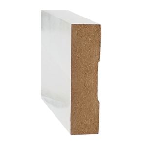 Hume 140 x 18mm 5.4m DAR White MDF Primed