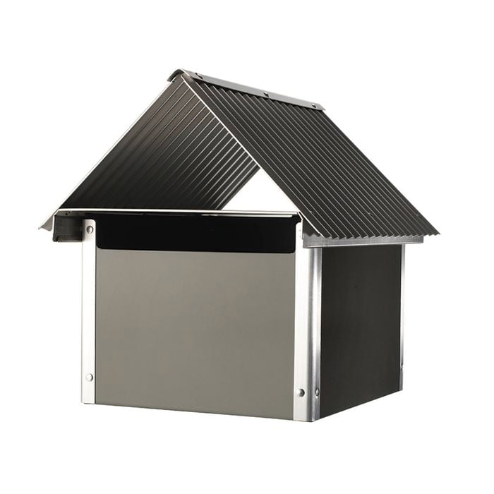 Sandleford Woodland Grey Seaford Post Mount Letterbox