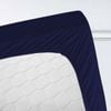 2000TC Ultra Soft Queen Fitted Sheet Set- Dark Blue