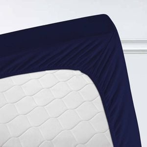 2000TC Ultra Soft Queen Fitted Sheet Set- Dark Blue