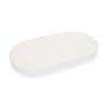 Babyhood Amani Bebe Jersey Cotton Oval Fitted Sheet - Plain White