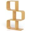 Costway 3-tier Bamboo Bookshelf