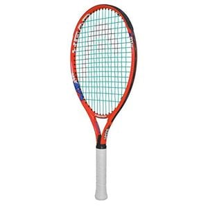 Head Speed Junior 21  Strung Tennis Racquet | White and Orange | Size 4 inches