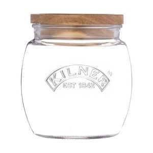 Kilner Universal Storage Jar With Acacia Lid 850ml