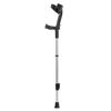 Heavy Duty Forearm Crutches Pair - Adjustable German Design, 250kg Capacity - Standard