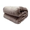Radisson Harper Pastel Brown Luxury Faux Fur Throw Rug 127 x 152 cm