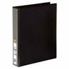 Marbig 4 D-ring Clearview Insert Binder 38mm (A4) (Black)