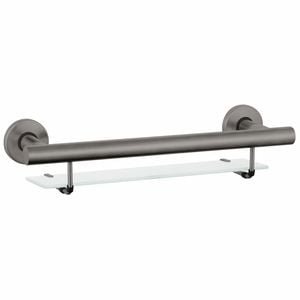 evekare Gunmetal Bath Shelf Grab Rail