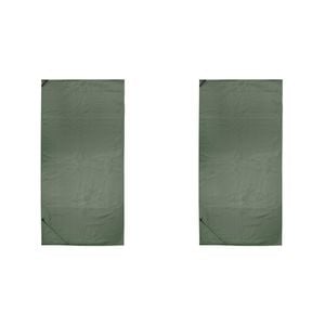 2PK Bambury Matrix Workout Microfibre Gym Towel Large Moss 60 x 120cm
