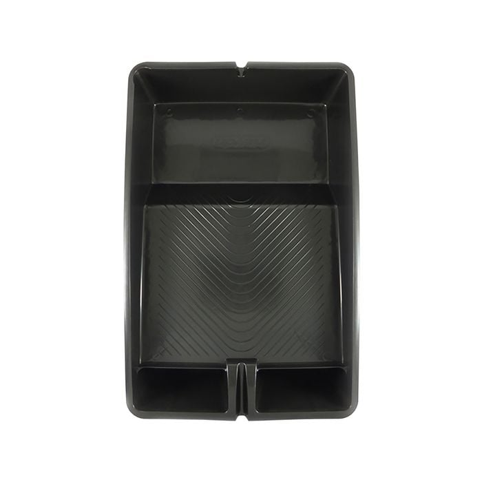 Haydn 270mm Black Heavy Duty Plastic Paint Tray with Brush Holder