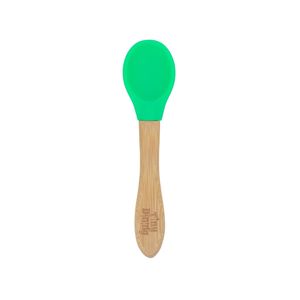 Tiny Dining Children's Bamboo Spoon - Silicone Tip - Eco-friendly - 14cm