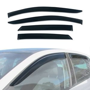 AUSGO Weather Shields for Volkswagen Polo 6R Series Hatch 5dr 2010-2017 Weathershields Window Visors Wind Deflectors