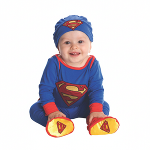 More Than Party Superman One-Piece Infants 6-12 Months Baby Costume Outfit