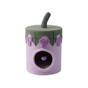 Catio Grape Pet/cat Sleeping House Cave Bed - Purple