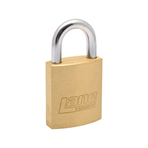 Lane 45mm Non Captive Re-Keyable Brass Padlock