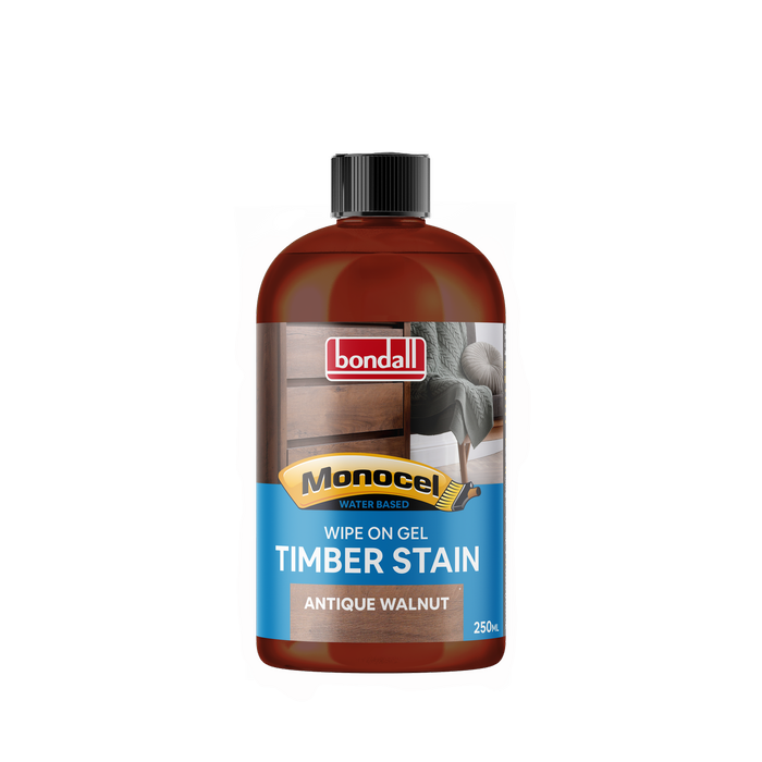 Bondall 250ml Antique Walnut Monocel Wipe On Gel Stain