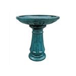 Northcote Pottery 52 x 52 x 60cm Forest Green Primo Miami Bird Bath