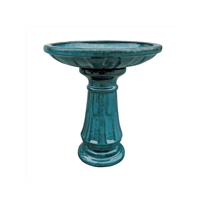 Northcote Pottery 52 x 52 x 60cm Forest Green Primo Miami Bird Bath