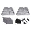 SOGA 2X Grey Inflatable Car Boot Mattress