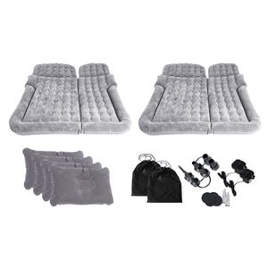 SOGA 2X Grey Inflatable Car Boot Mattress