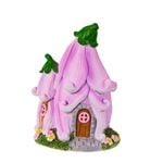Northcote Pottery Purple Fairy House Statue