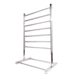 Hotwire 90W 900 x 600mm Stainless Steel 7 Bar Free Standing Heated Towel Rail