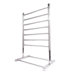 Hotwire 90W 900 x 600mm Stainless Steel 7 Bar Free Standing Heated Towel Rail