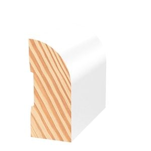 Porta 42x18mm 2.7m Bullnose Architrave Pre Primed FJ Pine