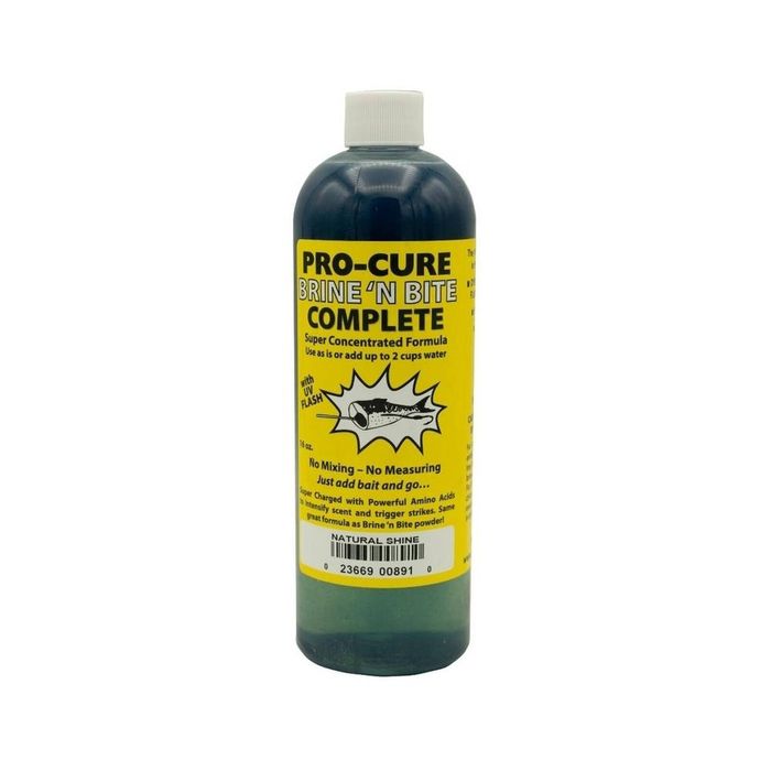 Pro Cure Brine N Bite 16oz Complete Natural Glow