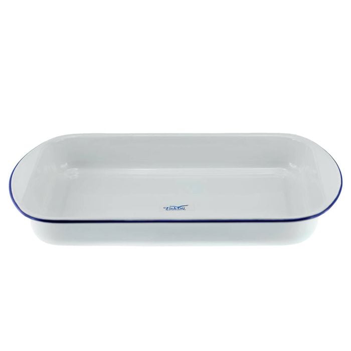 Falcon Lasagne Pan 46cm White & Blue