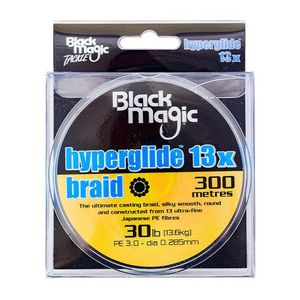 Black Magic Hyperglide 13x Braid Fishing Line 30lb 300m