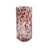 Maine & Crawford Micaela Orchid 26x12cm Glass Vase - Pink Clay