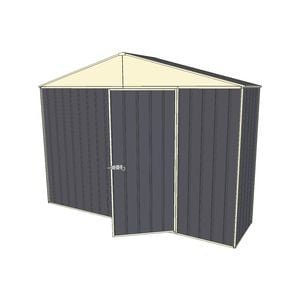Build-a-Shed 3.0 x 0.8 x 2.3m Gable No Side Doors Shed - Grey