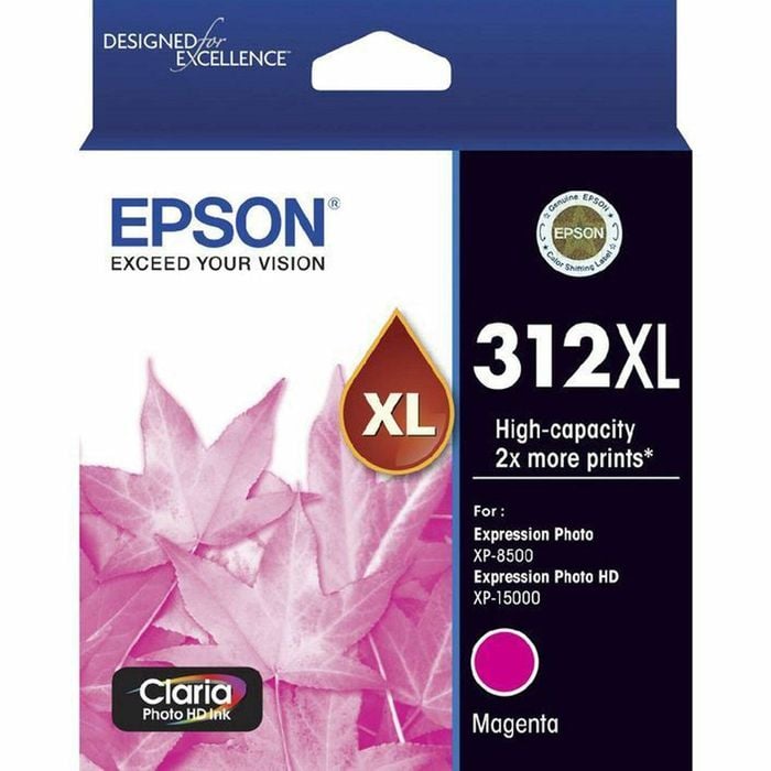 Epson GENUINE Original Epson 312XL Magenta Ink Cartridge XP-8500 XP-15000 T183392
