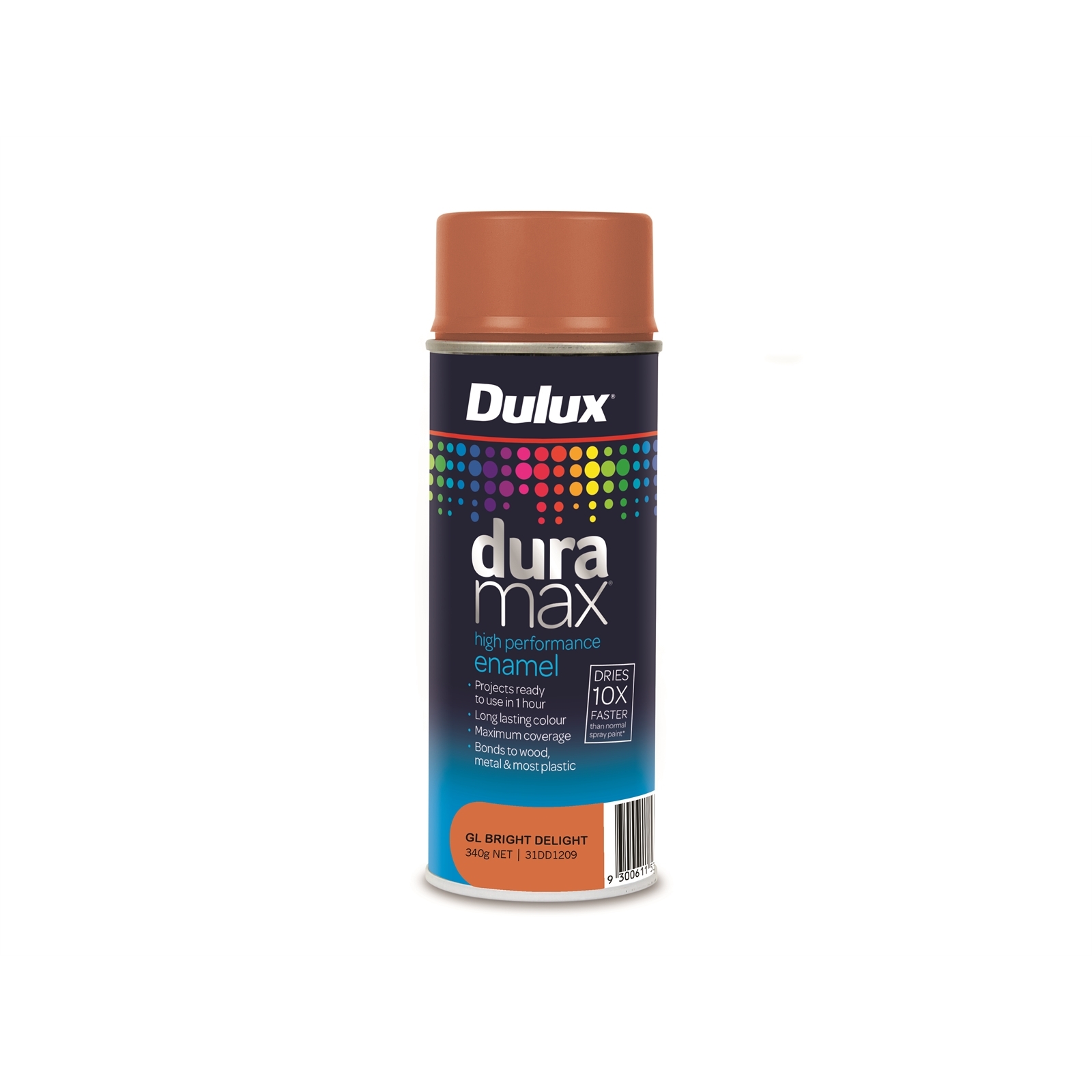 Dulux 340g Duramax Gloss Bright Delight Spray Paint