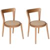 Pack of 2 | Replica Passoni Pagaia Dining Chair | Bamboo - Natural