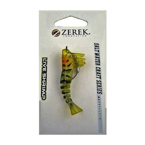 Zerek Live Shrimp - 50mm Pre Rigged Lumo Eyes - 02 Colour - Kevlar Jointed Body
