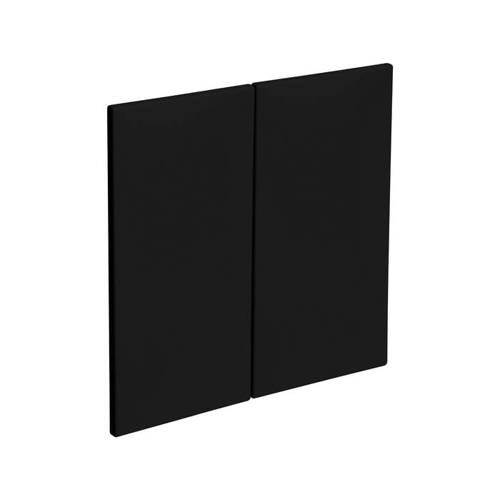 Kaboodle 600mm Black Olive Rangehood Cabinet Doors - 2 Pack