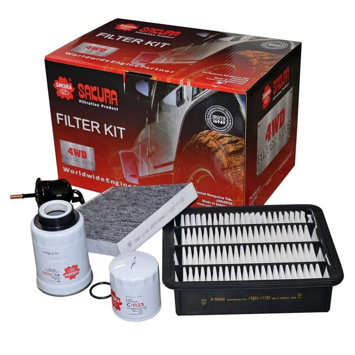 K-11410 Sakura 4WD filter kit -suits Landcruiser Prado Gdj150R 2.8L 2015-On