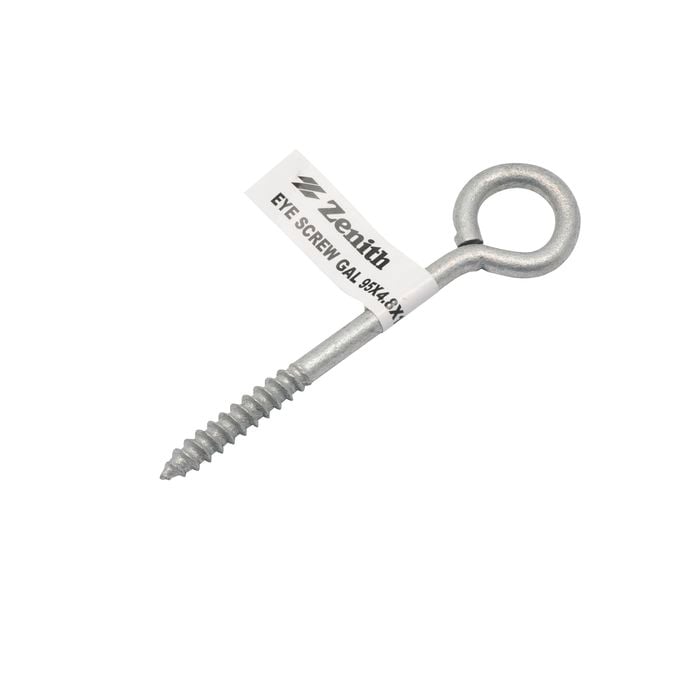 Zenith 95 x 5mm Galvanised Screw Eye