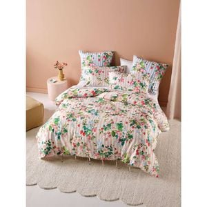 Linen House King Keeley Pink Bedroom Cotton Quilt Cover Set