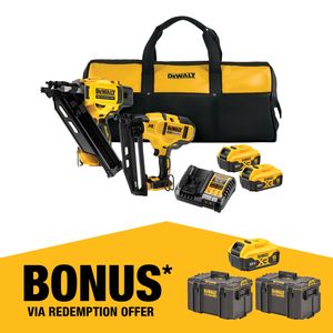 DeWALT 18V XR 2 Piece Nailer Kit DCK246P2-XE