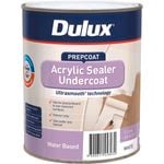 Dulux 1L Prepcoat Acrylic Sealer Undercoat White