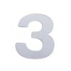 Sandleford 25mm Silver Self Adhesive House Number 3