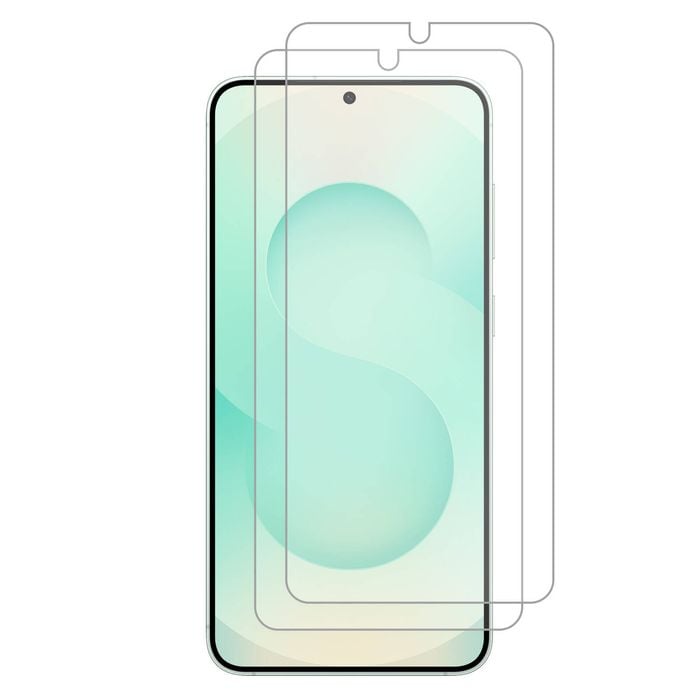2 Pack MEZON Samsung Galaxy S25+ (6.7") Clear Fingerprint Unlock Tempered Glass Screen Protectors