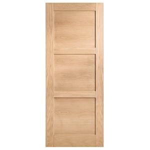 Corinthian Moda White Oak Internal Door AMOD10 - 620mm x 2040mm x 35mm