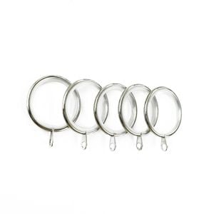 Windoware 35mm Satin Curtain Rod Rings - 5 Pack